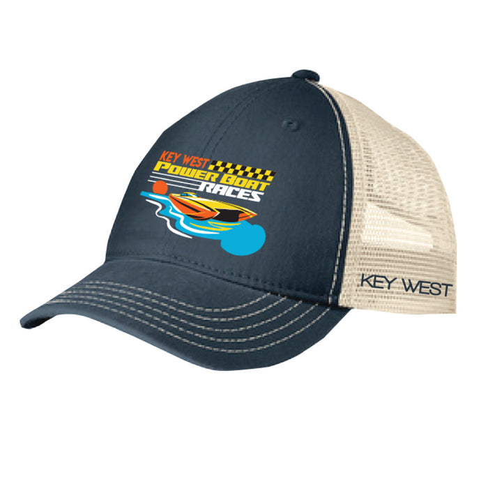 Power Boat Races Trucker Hat - Navy