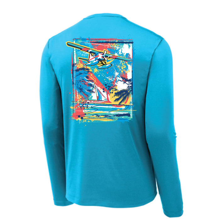 LS UPF Tee - Seaplane - Sapphire