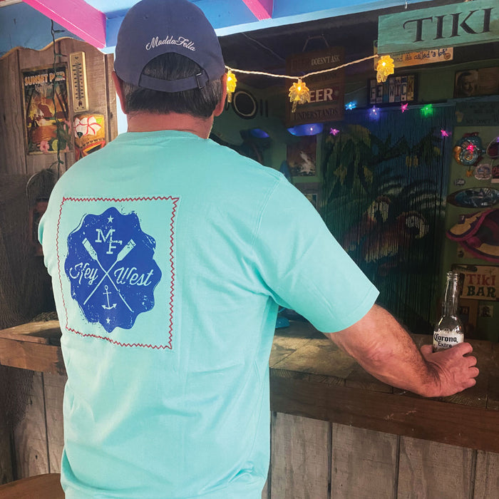 Marquesas Tee - Sea Breeze