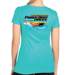 Tahiti Power Boat Races Women's V-Neck