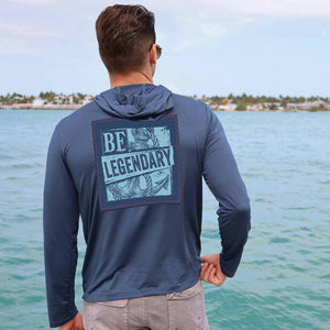 India Ink/ Be Legendary Suntek UPF Hoodie