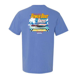 Ocean Blue Power Boat Races Short Sleeve Tee