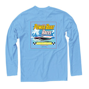Alaskan Blue Power Boat Races Long Sleeve Suntek