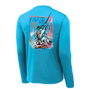 Sapphire LS UPF Tee - Fish On