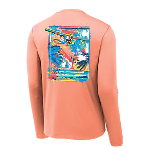 Soft Coral LS UPF Tee - Seaplane