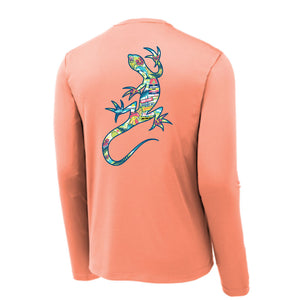 Soft Coral LS UPF Tee - Iguana