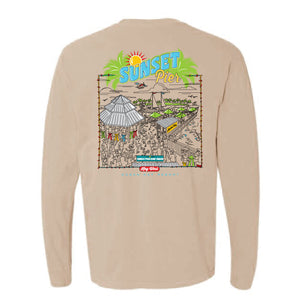 Sandstone LS Sunset Pier Tee