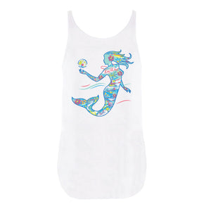 White Mermaid Tank