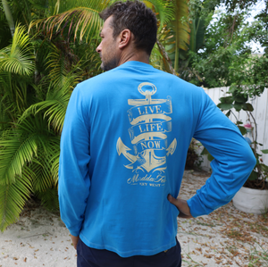 Marine Long Sleeve Graphic Tee - Live Life Now