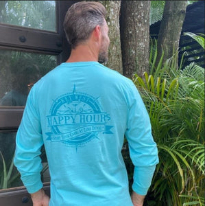 Surf Long Sleeve Graphic Tee - Happy Hour