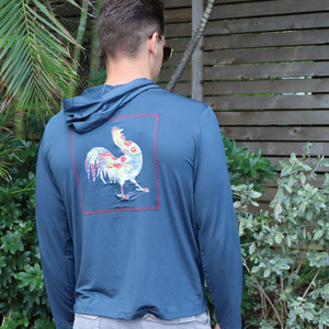 India Ink/Rooster Suntek UPF Hoodie