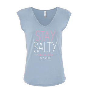 Light Blue Stay Salty Tee